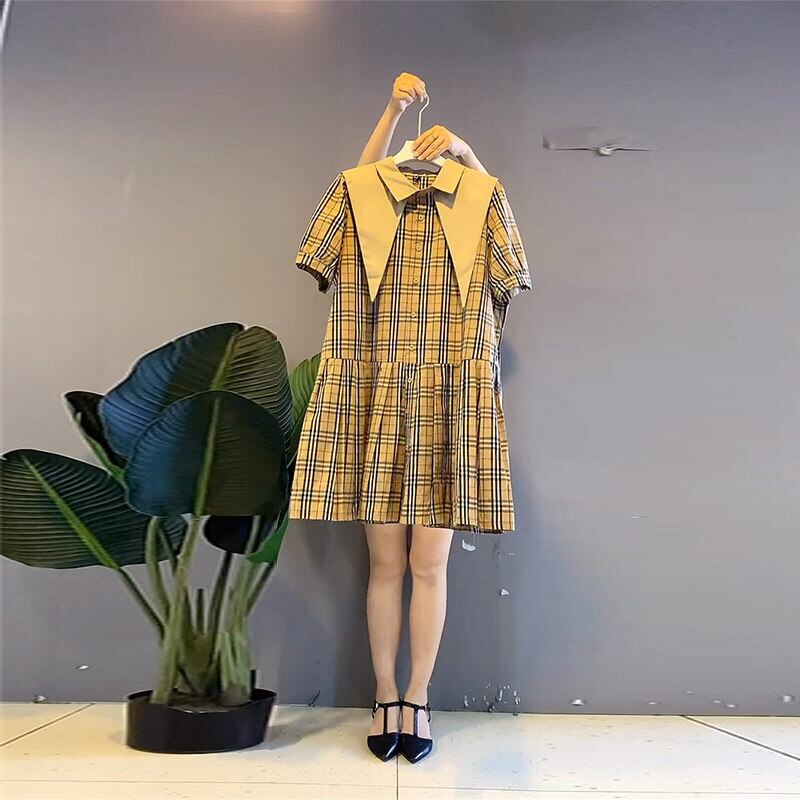 カラードレス サマールーズスカート 大きめサイズ 夏物 ミックスインファッション81782914590