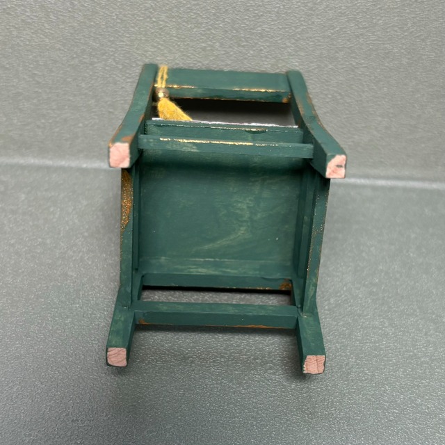 ＊コラボ：グリーンダマスクシリーズ＊　022-30249  椅子スクエア　 with クリエイター moo