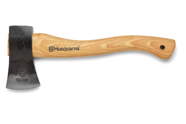 Husqvarna　木製ハンドル付き手鍛造斧　手斧