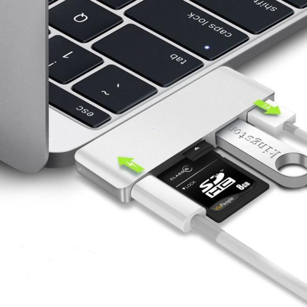 Formosa Japan iFormosa 5 in 1 USB-C TYPE-C to USB 3.0 TF microSDカード SDカード マ