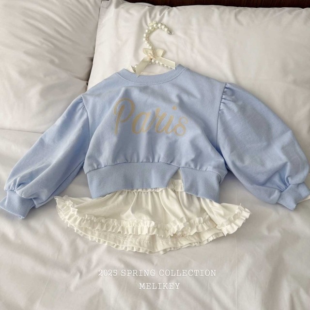 [即納L/XL]≪MELIKEY≫paris puff mtm blue