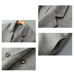 ダブルブレストミモレ丈コート 5color A01037