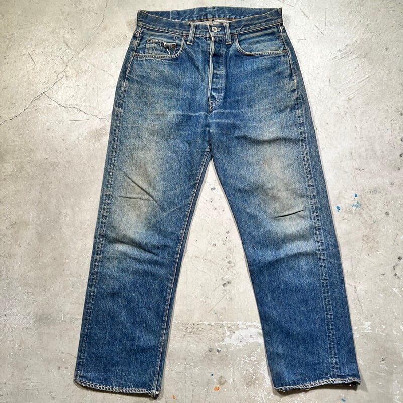 60s Levi's 501 bige 最初期 vステッチ 足長r ヴィンテージ-