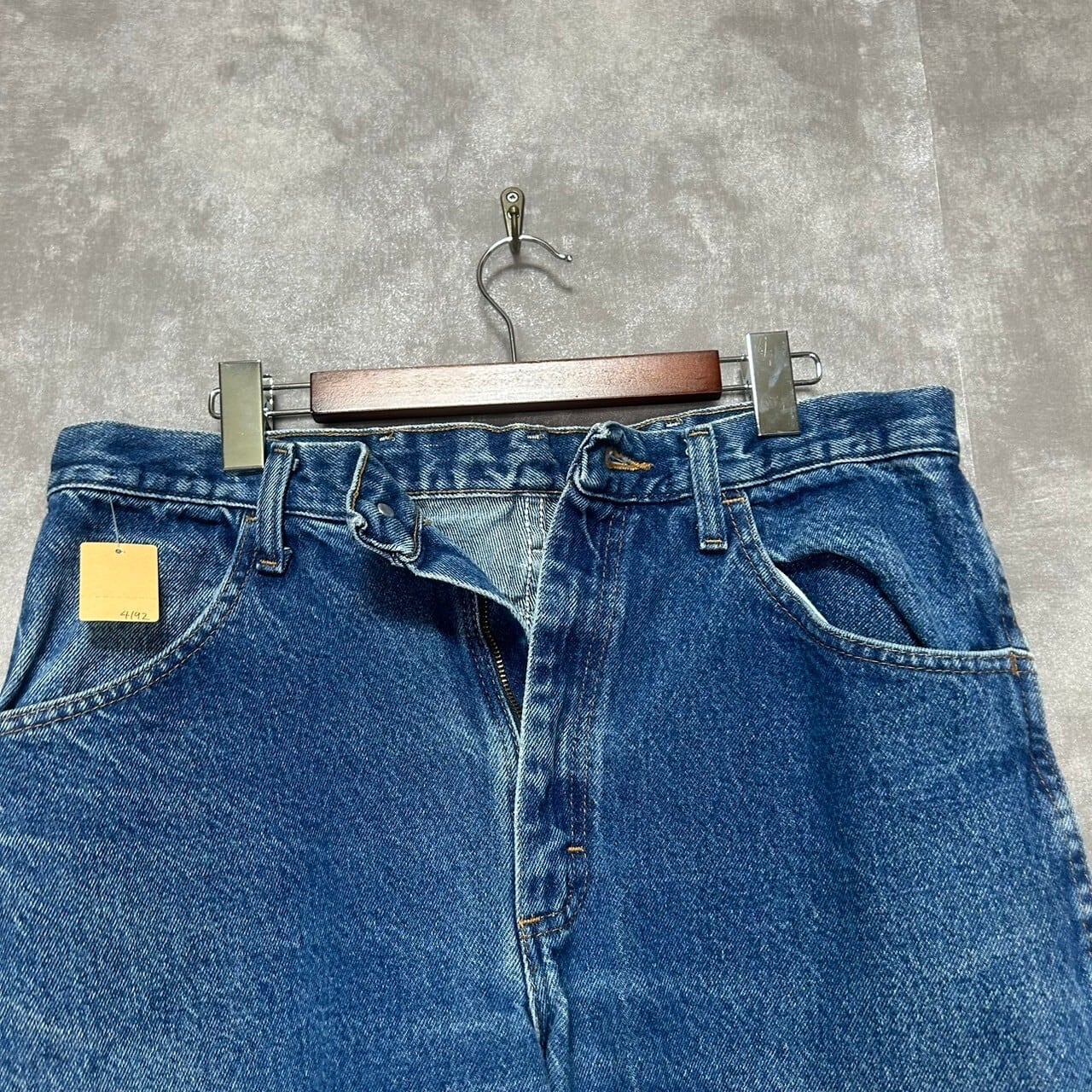 W34×L32】RUSTLER デニムパンツ ブランドタグ | 古着屋OLDGREEN