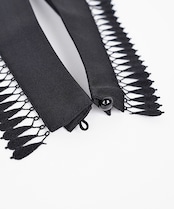 【直営限定ITEM】コンパクトスカラップレースフェイクカラー (WHITE) CQ-48501H