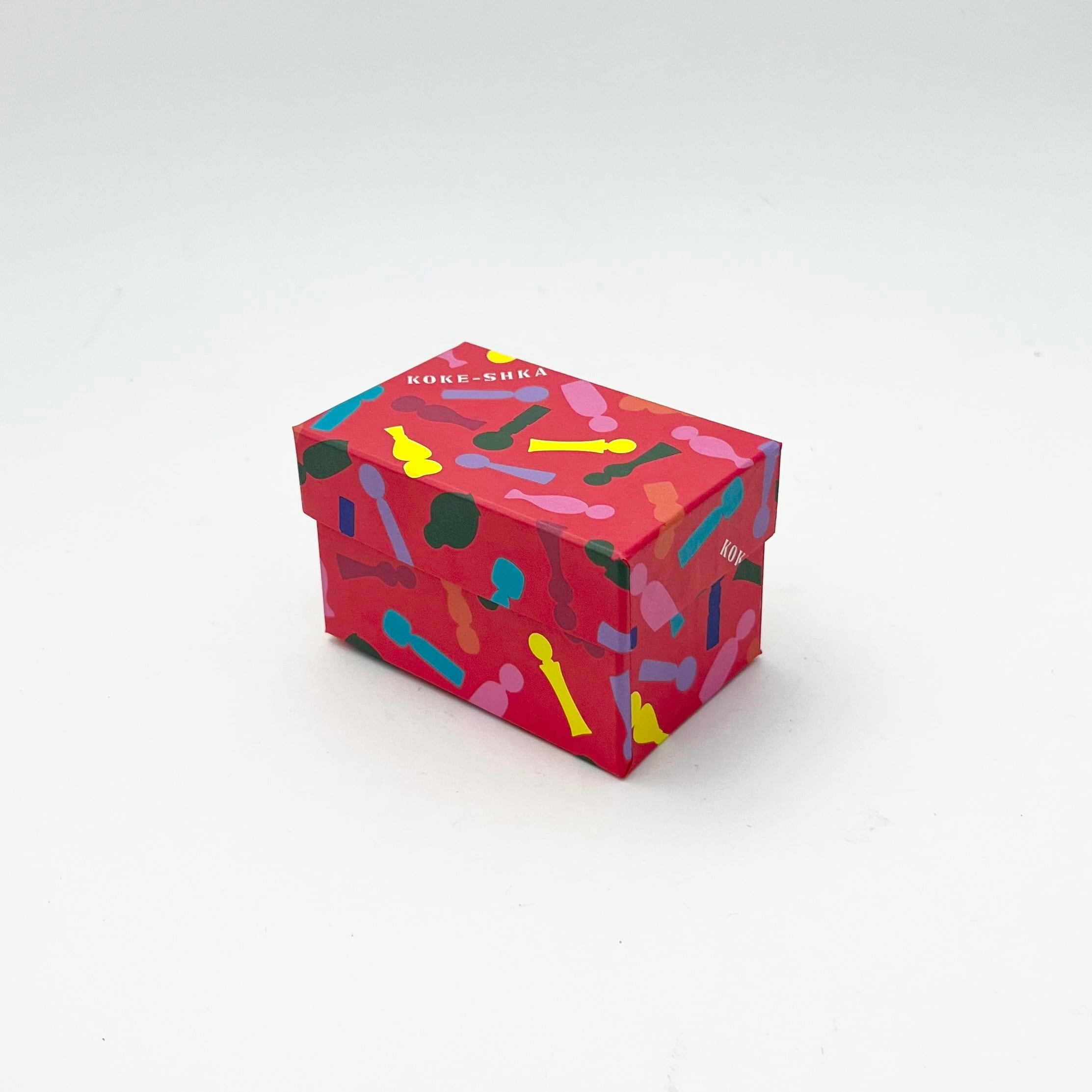 ミニ雛こけしペア(春色のケース入り)描彩/笹原綾工人