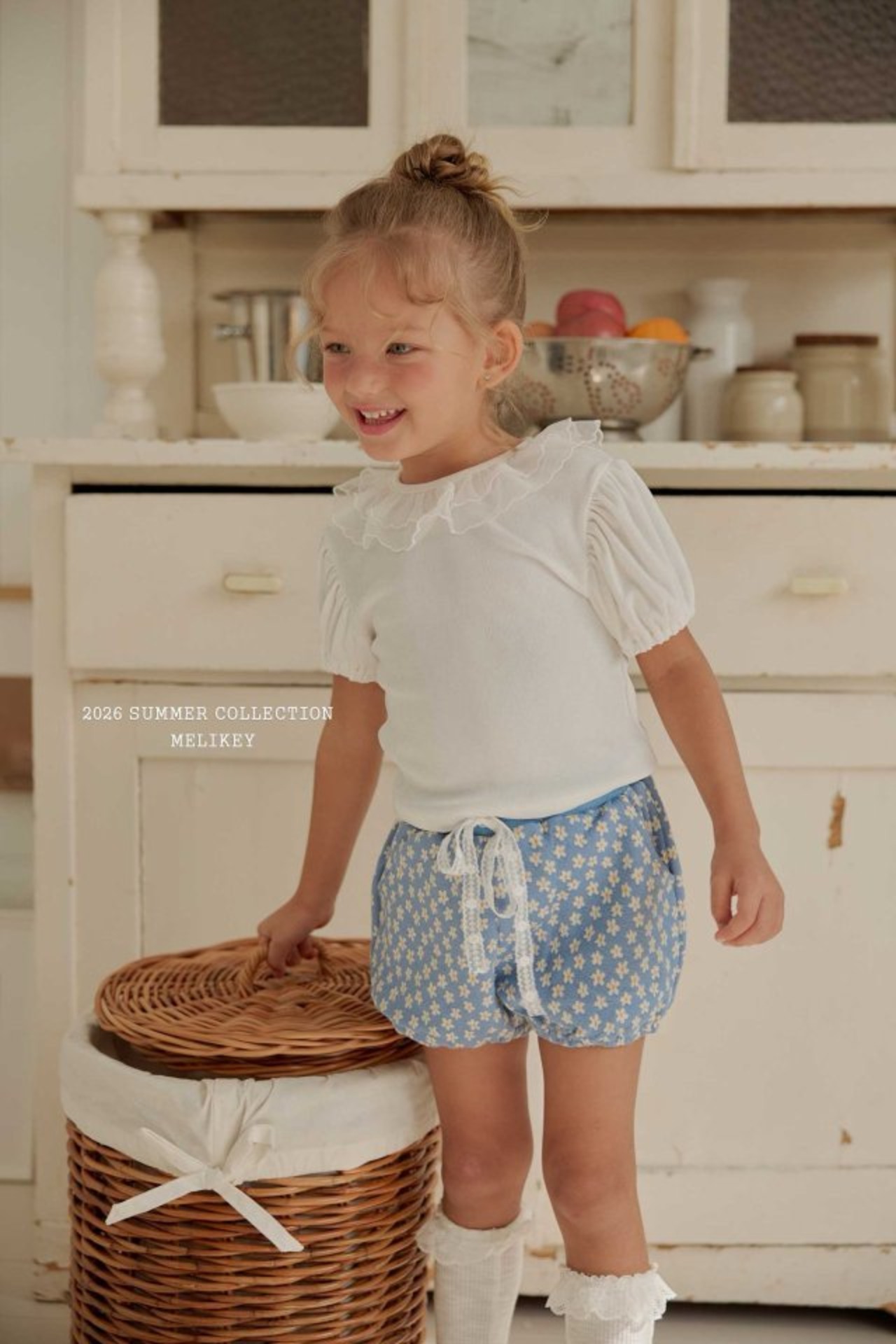 [MELIKEY] Mini Daisy Pants / [미라이키] 미니데이지팬츠