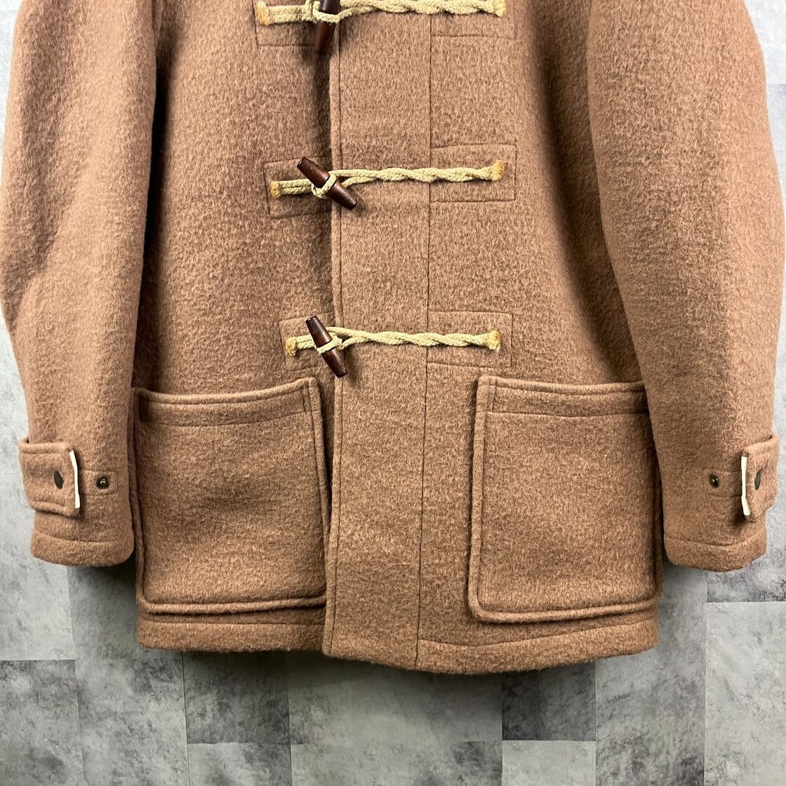 GLOVERALL ベージュ ダッフルコート USA36（英国製 GLOVERALL