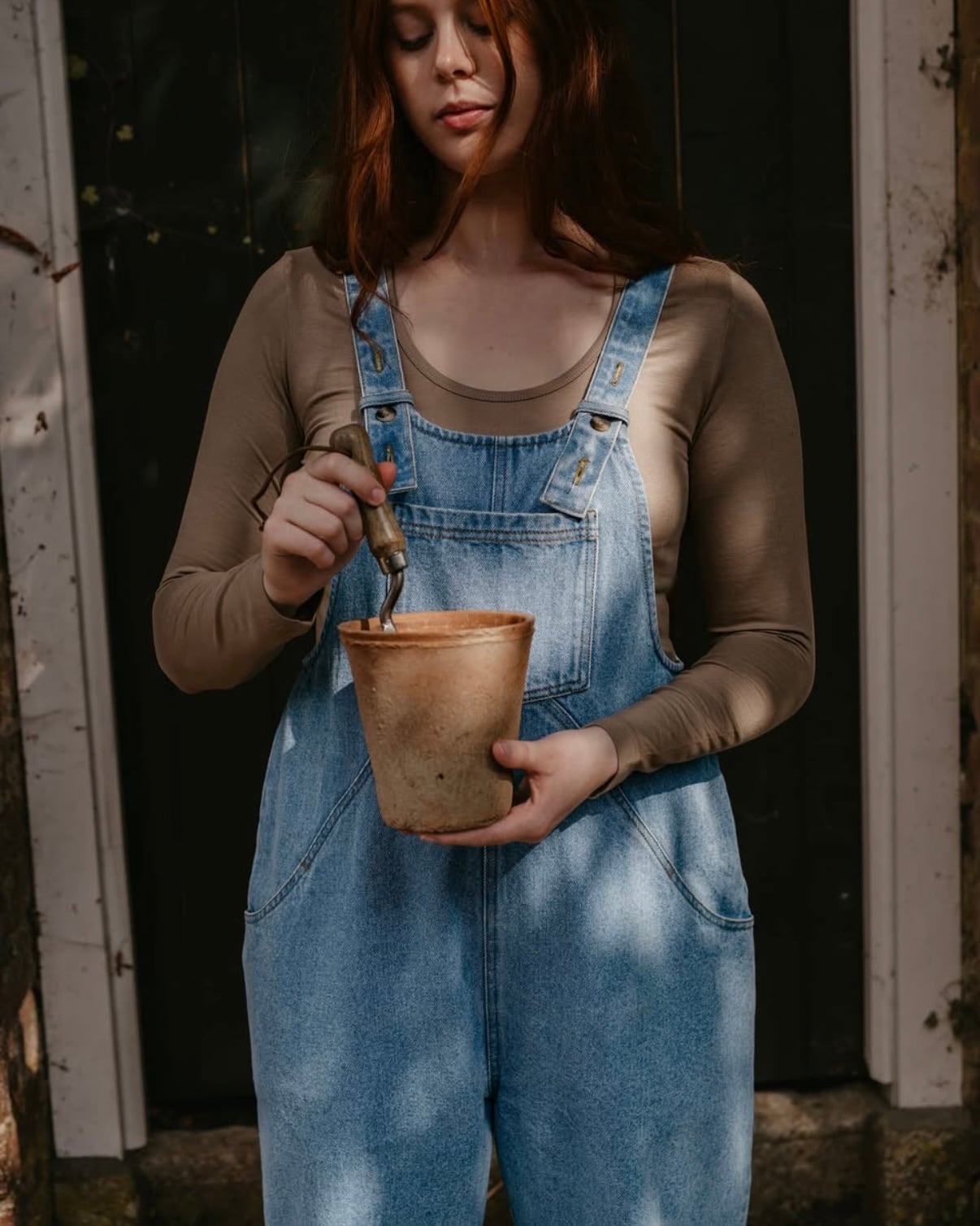 The Simple Folk】The Oversized Denim Dungaree - Women's | RIRIBELL