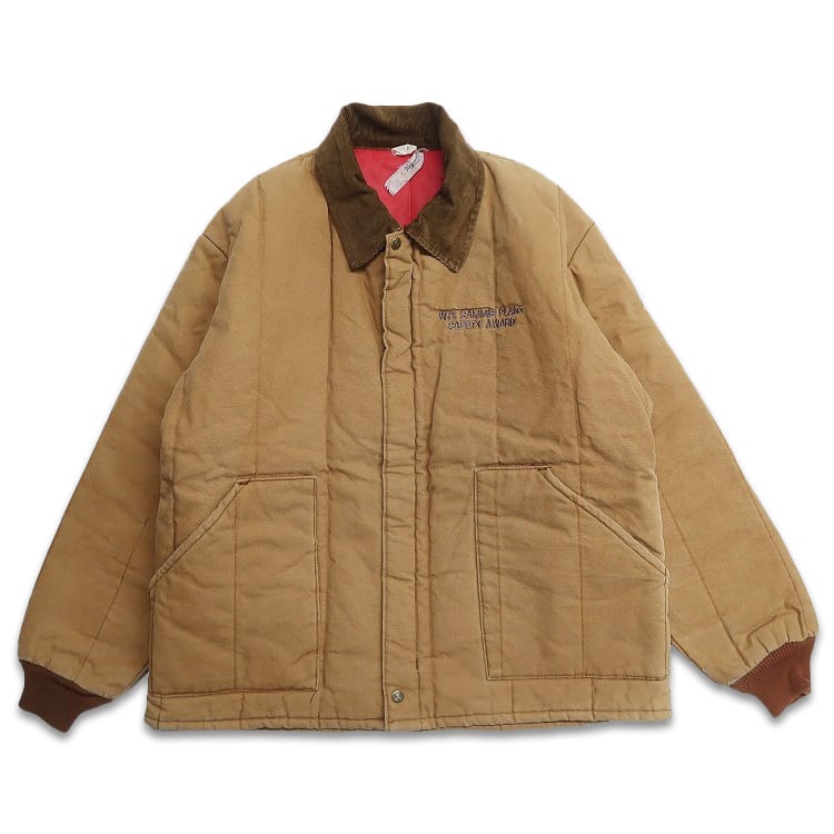 古着 70年代〜 USA製 Key IMPERIAL ダック 刺繍 中綿 ワークジャケット