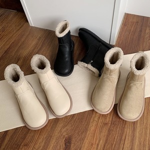 ジップアップ フラット ブーツ 3col 1073