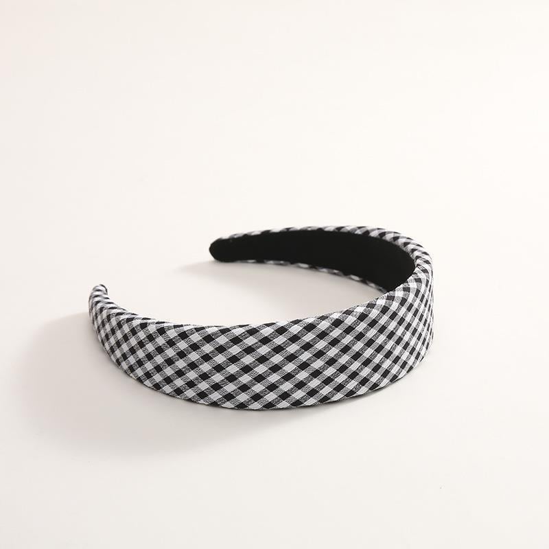 Loeffler Randall カチューシャ ヘッドバンド ギンガムチェック ワイドギンガムチェックカチューシャ | S.Y/collect