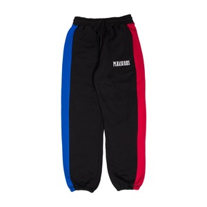 【PLEASURES/プレジャーズ】SPLIT COLOR SWEATPANT スウェットパンツ / BLACK