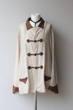 60s-70s Euro pajama shirt