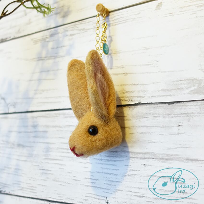 羊毛フェルト うさぎ 【うさけつ（マグネット）】選べる2個セット