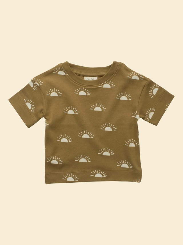 【即納品】送料無料 Short-sleeve tee Golden Sun _Ziwi baby