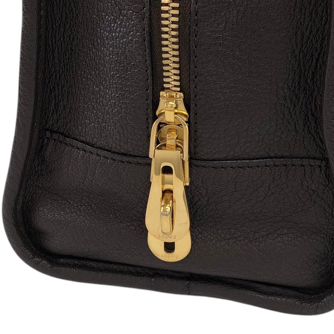 ロエベ　アマソナ28 ストラップ無 LOEWE ロエベ アマソナ28 ハンドバッグ 2WAY ブラック アナグラム