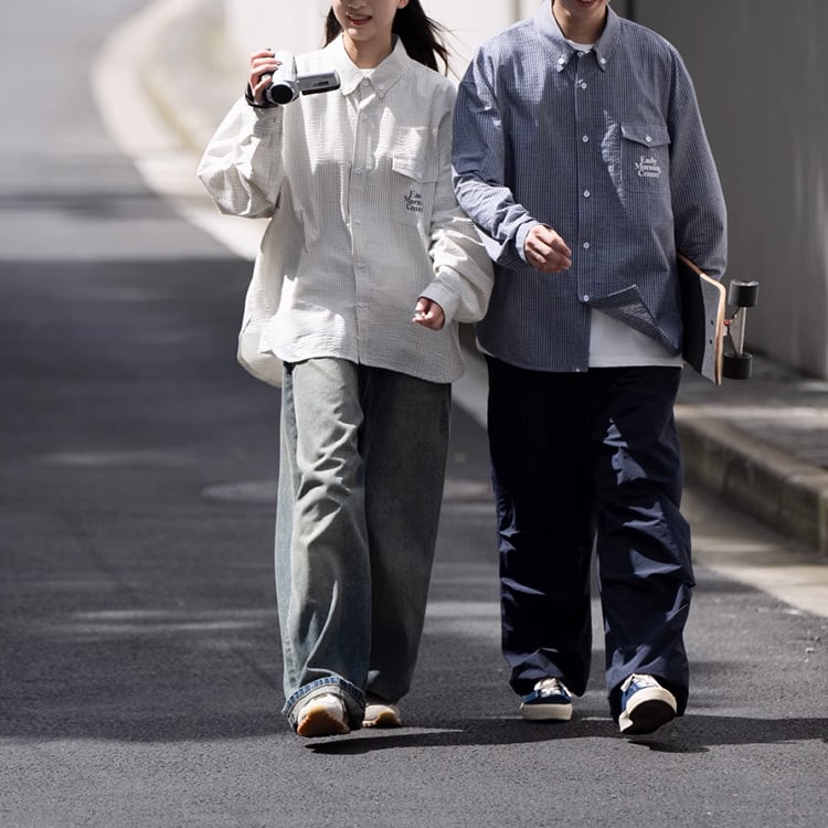 ★LOOSE CLASSIC STRIPED SHIRT　　　A0745