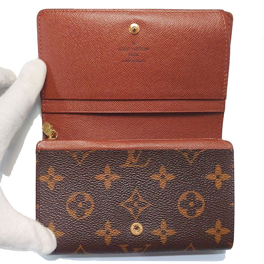 LOUIS VUITTON ルイ ヴィトン LV 二つ折り財布 ポルトフォイユ  