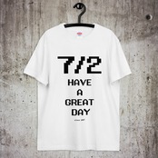 HAVE A GREAT DAY ロゴ メッセージ ユニセックス ハイクオリティーTシャツ