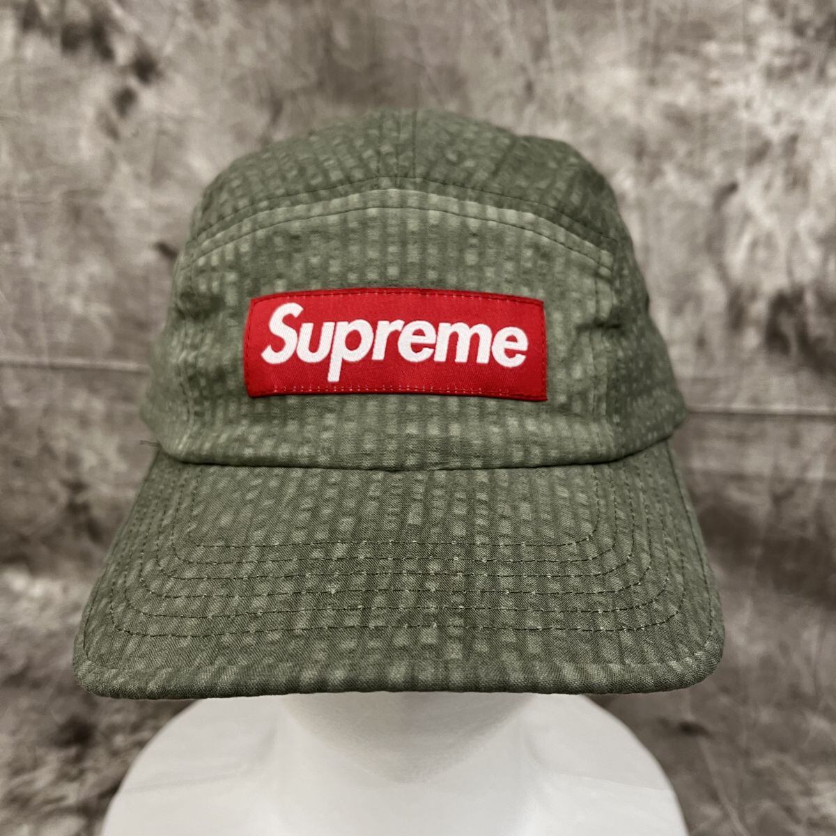 Supreme/シュプリーム【22SS】Washed Seersucker Camp Cap/ウォッシュ ...