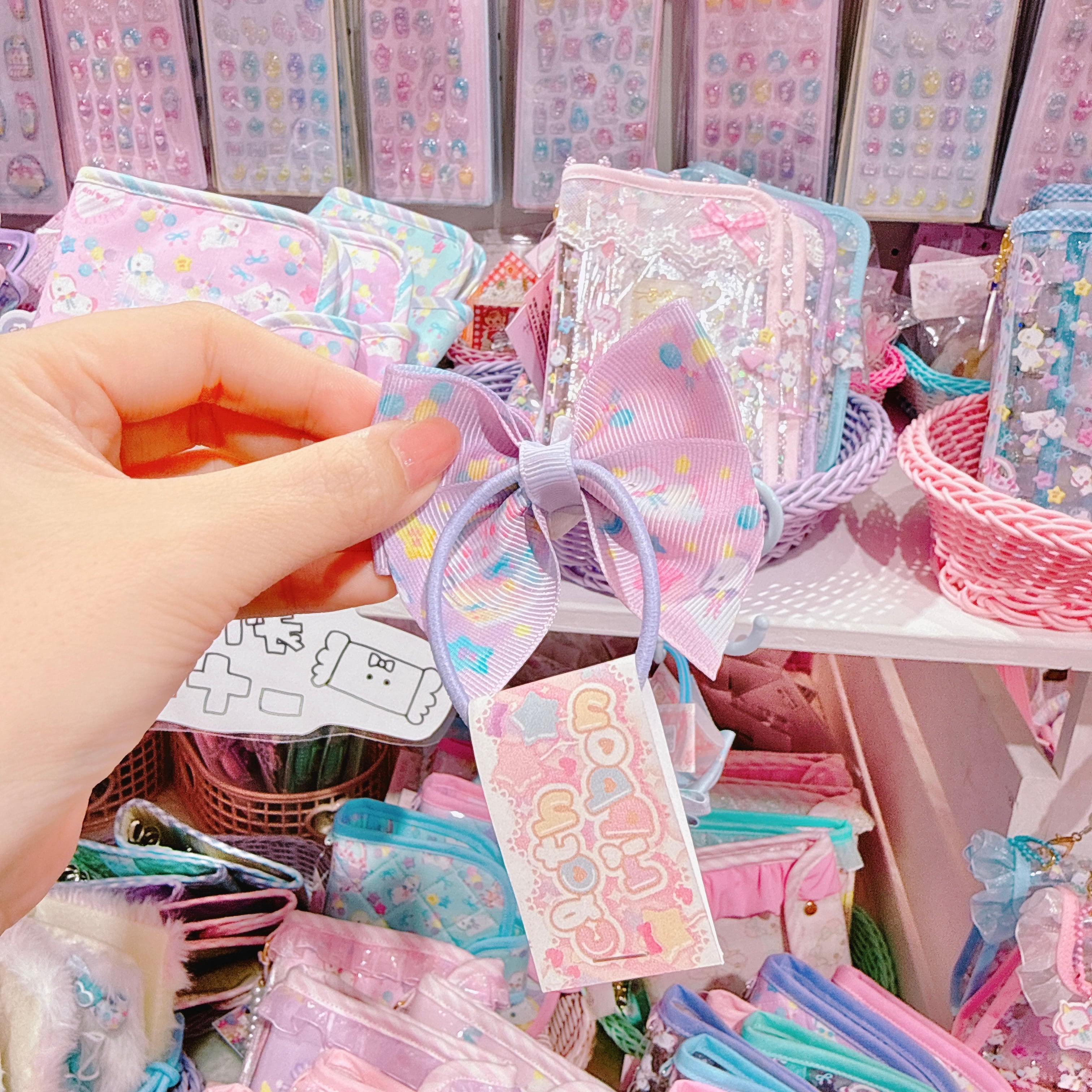 【C5】85-29パーツ付きヘアゴム