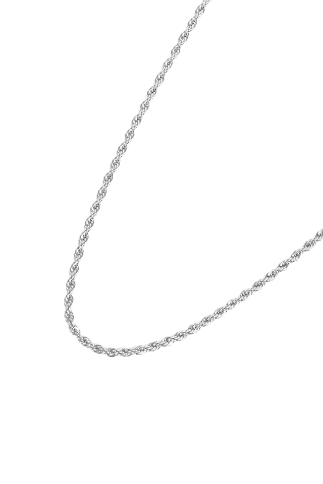 【rope chain necklace】 / SILVER