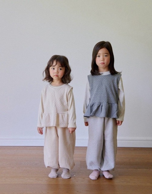 ko and ko［取寄］knit shirring top 26autumn
