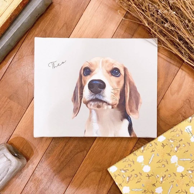 ファブリックパネル/ペットイラスト