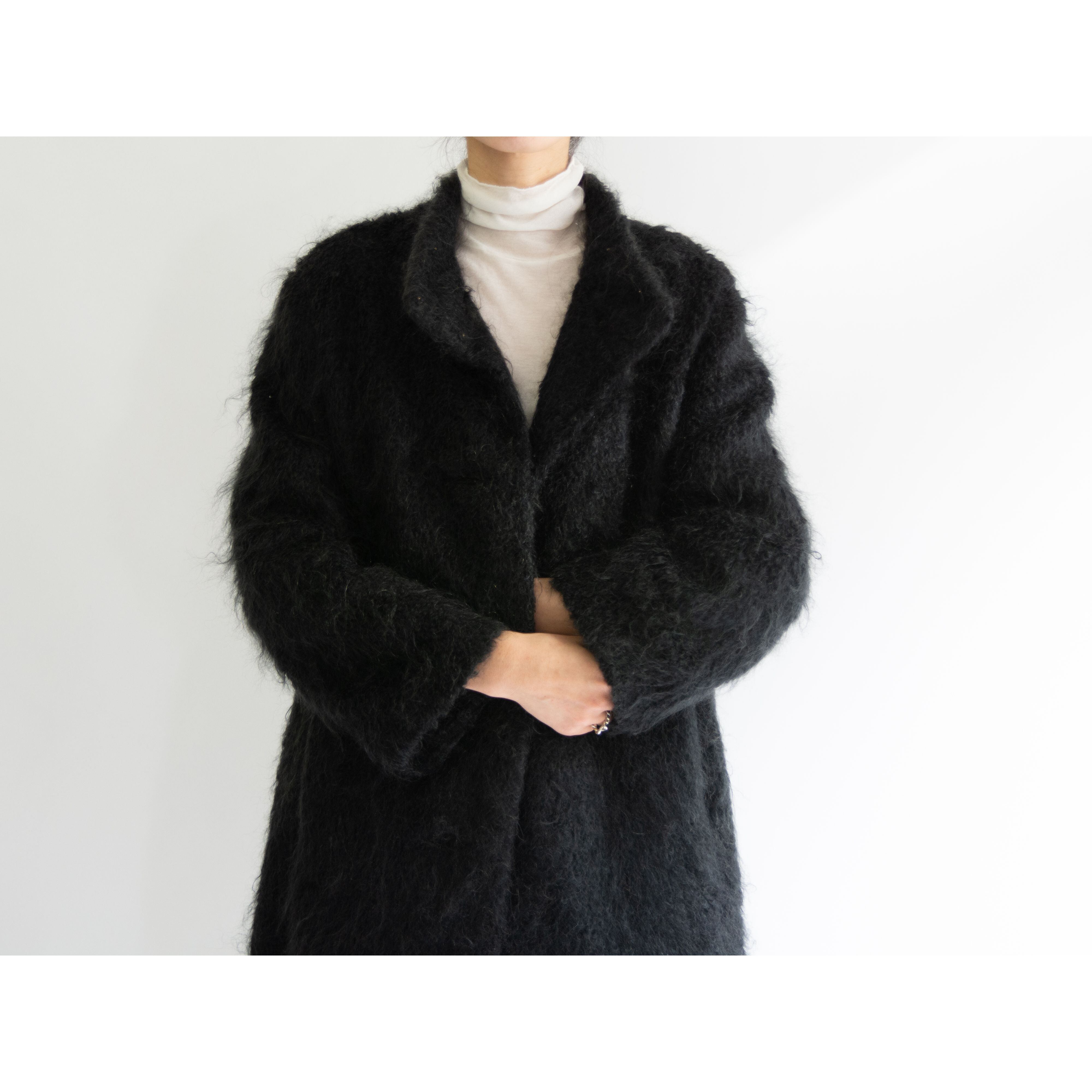 【Moskoff PARIS】Mohair Coat（スタンドカラー モヘヤコート）