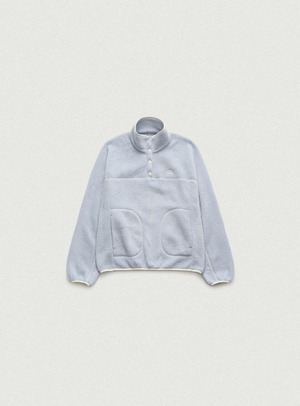[The Barnnet] Pove Fleece Half-Snap Pullover_Light Blue 正規品 韓国ブランド 韓国通販 韓国代行 韓国ファッション ザ バーネット ザバーネット thebarnnet 日本 店舗