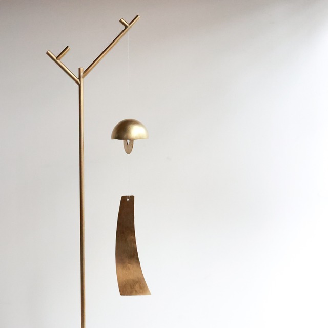 千葉工作所 - Brass Wind Chime / TYPE : D (made in Japan)