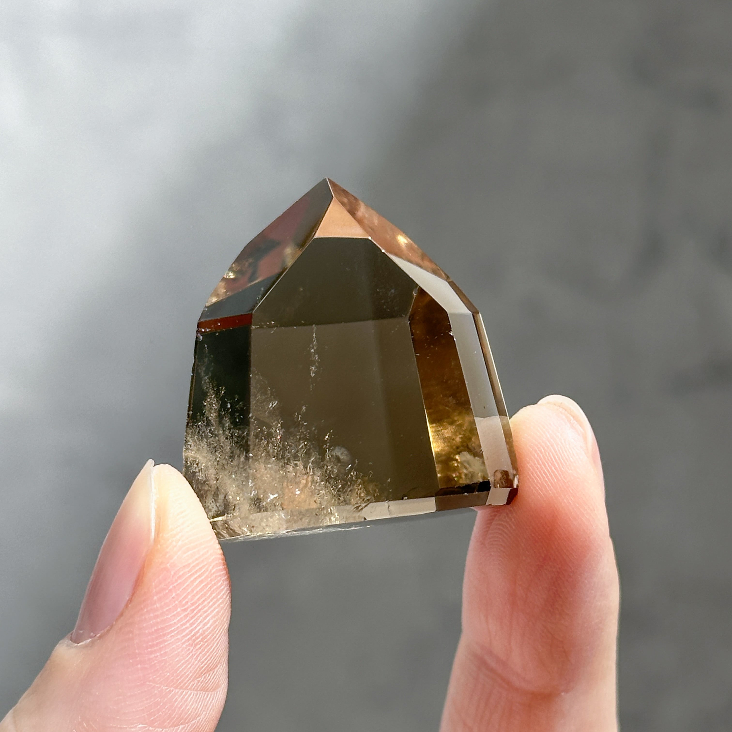 ⭐︎天然石　シトリン　ポイント　ファントム　スモーキー　タワー　原石 天然石 スモーキークォーツ 水晶 シトリン ファントム入り