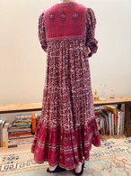 Indian Cotton Dress (RED)