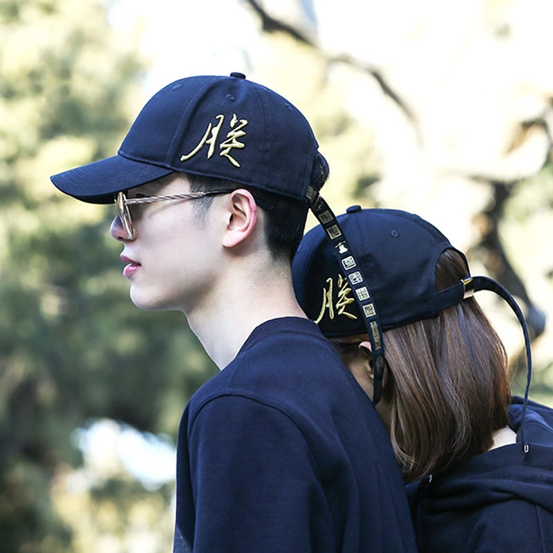 朕シリーズ チャイナ風帽子 キャップ 刺繍入り お洒落 オリジナル 男女兼用 カップル Elegant