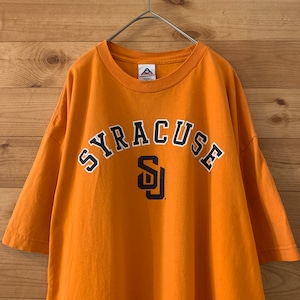 【ALSTYLE】カレッジ SYRACUSE Tシャツ オーバサイズ メキシコ製