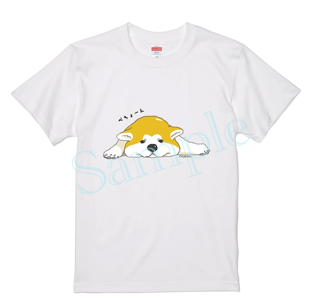 まいにちあきたちゃん | ぺちょーんTシャツ｜秋田犬