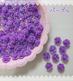 [４個]オーロラが素敵な薔薇✨／４色:直径24mm