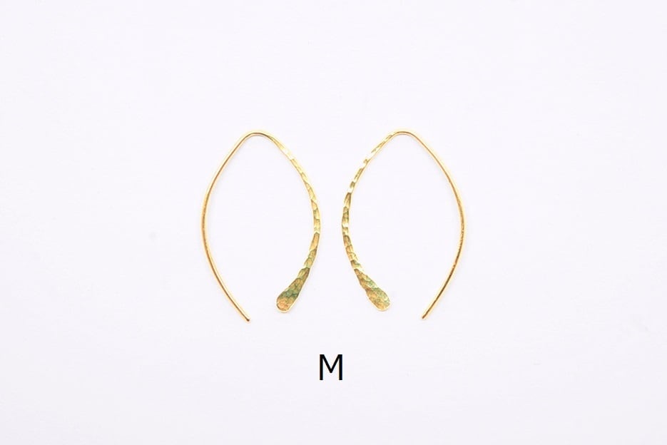 ♡ ro-ji 】kuni 真鍮フックピアス A ＜ M ＞ | Pay ID