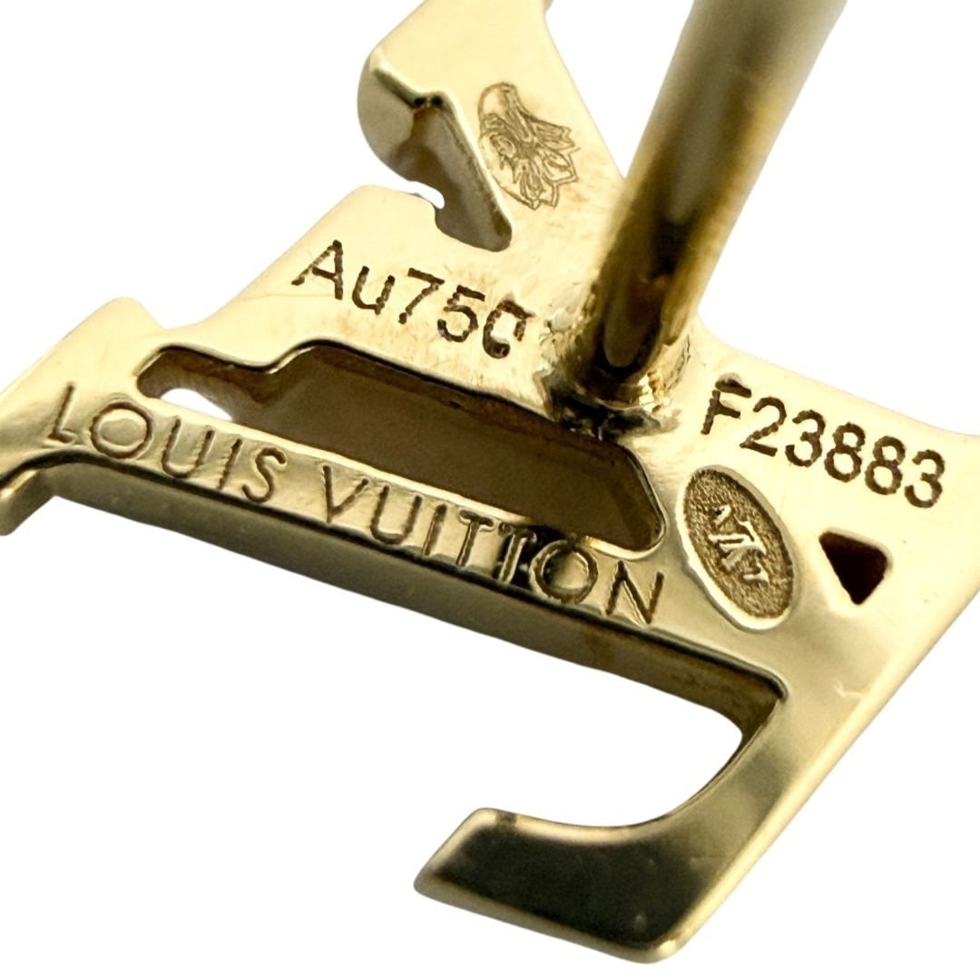 ルイヴィトン メンズ LV ピラミダル シングル ピアス 片耳用 K18