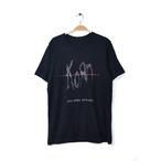 コーン ニューメタル ヘヴィメタル Tシャツ バンドTシャツ ブラック 黒色 Korn メンズM相当 古着 @AB0006