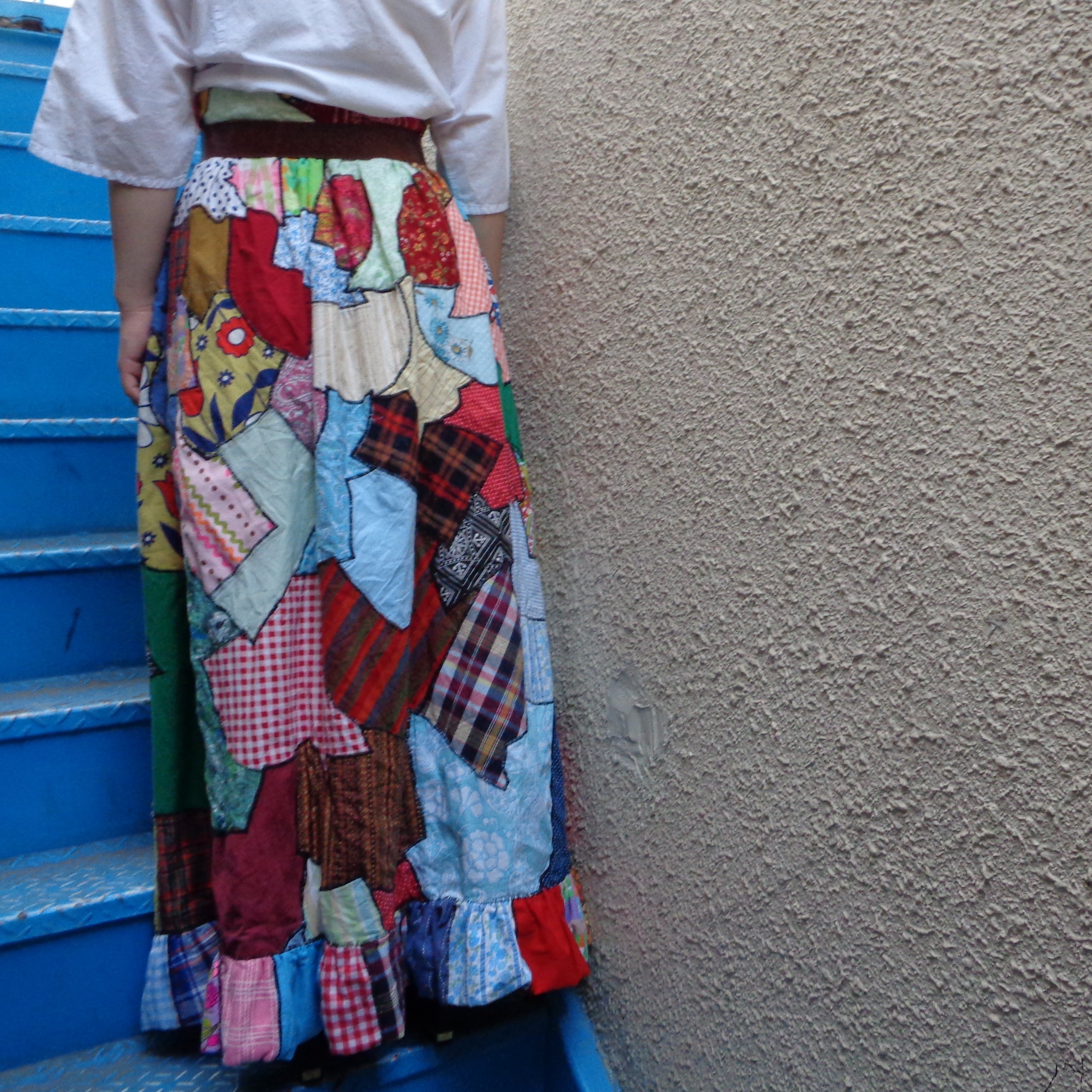 Vintage patchwork long skirt／ヴィンテージ パッチワーク ロングスカート | BIG TIME ｜ヴィンテージ 古着  BIGTIME（ビッグタイム） powered by BASE