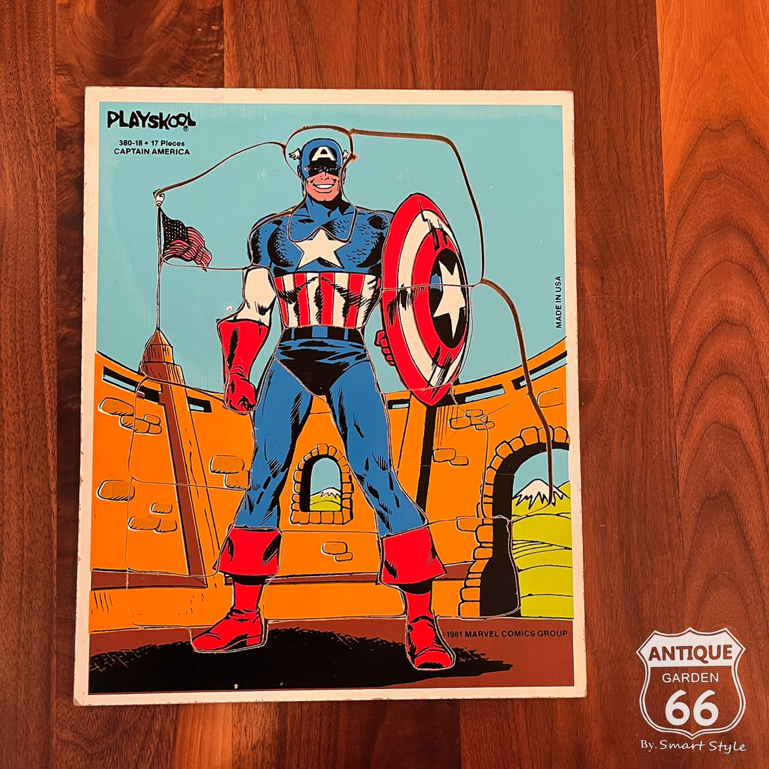 送料込】80s PLAYSKOOL キャプテンアメリカ “ Captain America