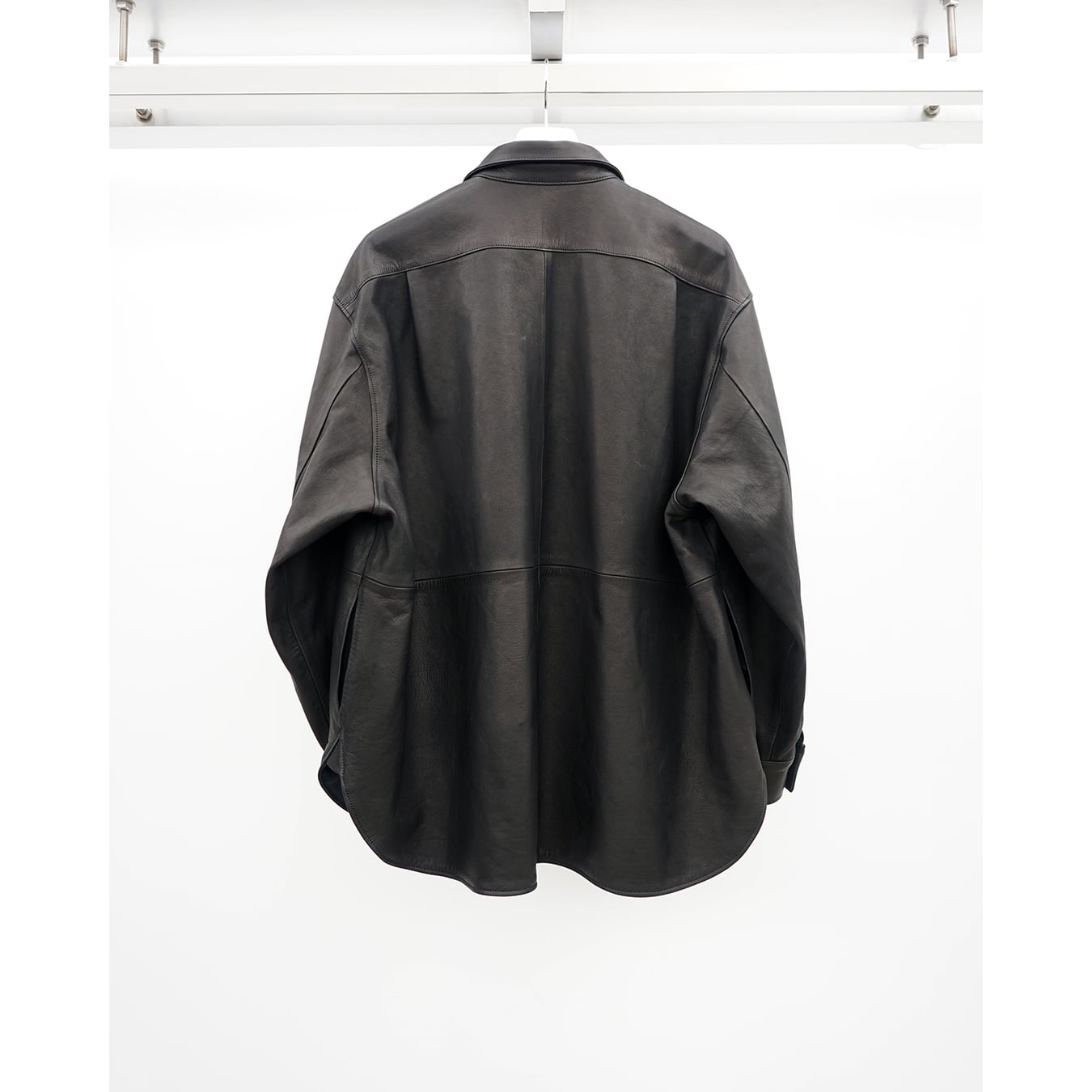 Blanc YM] (ブランワイエム) BL-26S-CLWS Cow Leather Wide Shirt