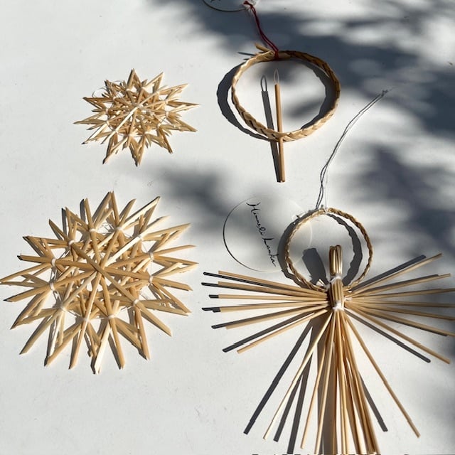 ヒンメリ キャンドルのオーナメント クリスマスオーナメント | ihana