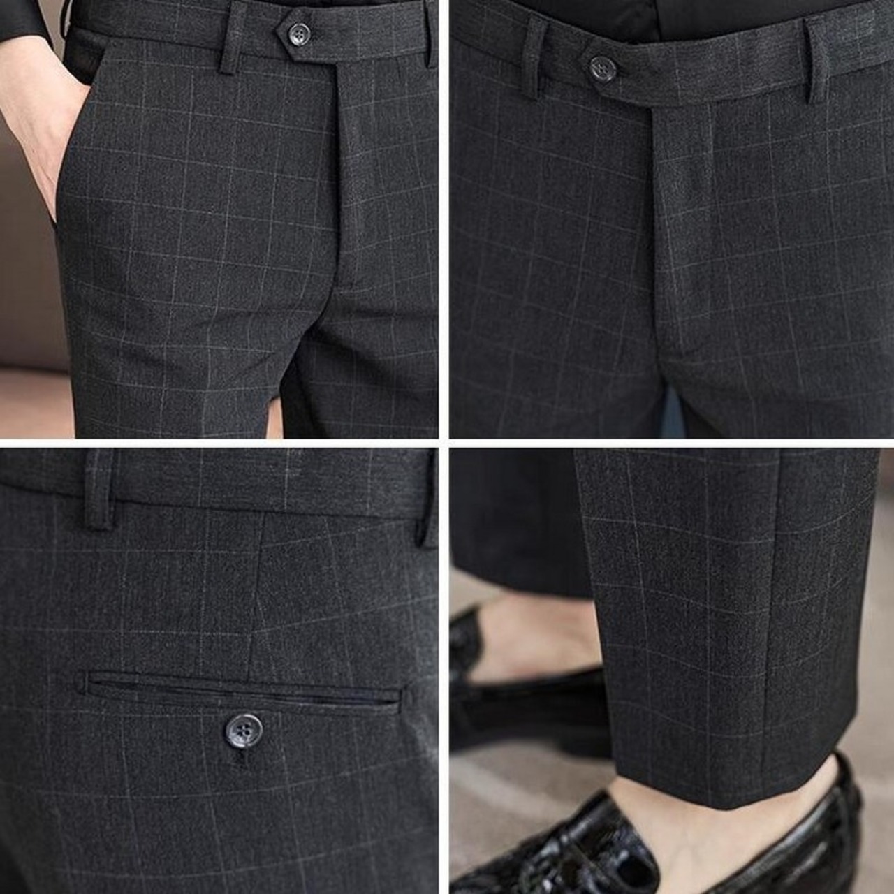 slim fit casual suit pants 00326