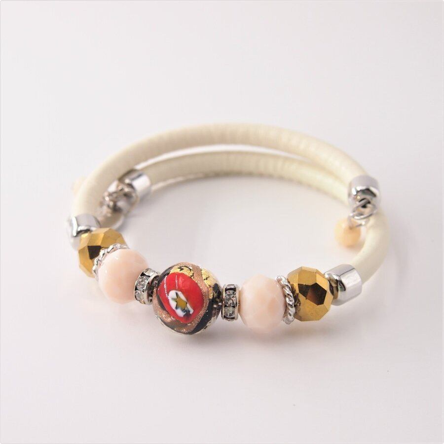 ま*ち様 マイクロモザイク ベネチアンガラス ブレスレット イタリア ま*ち様 マイクロモザイク ベネチアンガラス ブレスレット イタリア