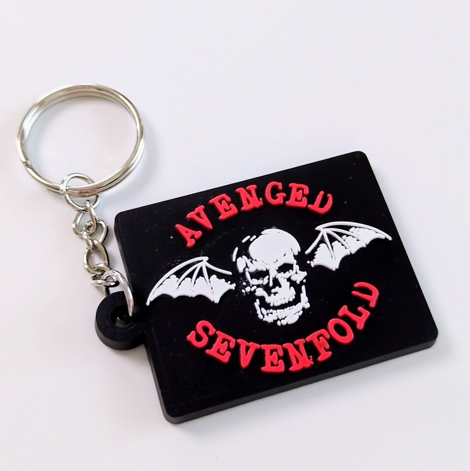 ♧ 送料無料！ ★ラバーキーホルダー★ 〘5022〙【 Avenged Sevenfold （アヴェンジドセヴンフォールド）】A7X〚アメリカン雑貨 アメトイ〛