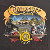 【Harley-Davidson】ハーレーダビッドソン 1991 H.O.G Rally ハーレー Vintage Tシャツ  黒 ◇レア◇  L