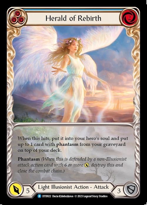 DTD022【Light Illusionist】Herald of Rebirth (Blue) 画像
